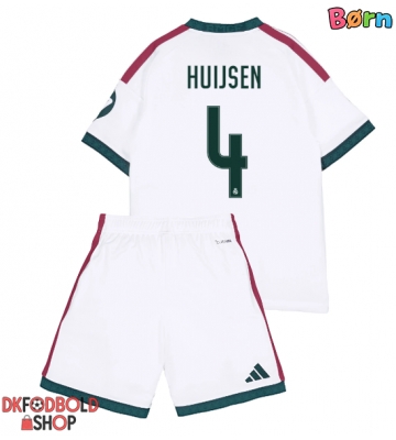 Real Madrid Dean Huijsen #4 Hjemmebanesæt Børn 2026-27 Kort ærmer (+ korte bukser)